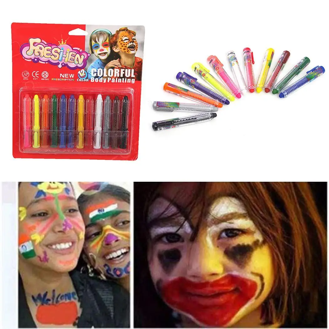 

Halloween Face Ghost Festival Crayons Body about 130g Painting Pigments All Skin Types Supplies