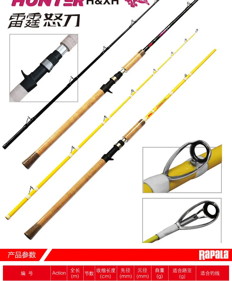 de carbono vara de pesca h xh