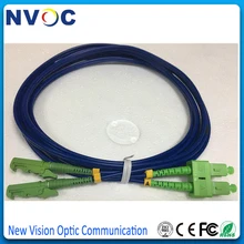 12 шт./лот, SM(9/125), DX, 3,0 мм, 3 м, ПВХ куртка, синий, SC/APC-E2000/APC бронированный двухъядерный волоконно-оптический патч-корд соединительный кабель
