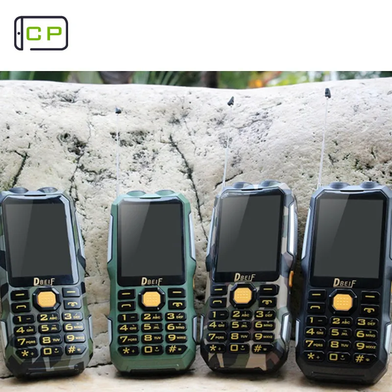 DBEIF D2016 Dual Sim телефона фонарик большой голос Батарея FM Mp3/Mp4 Мощность банк антенны