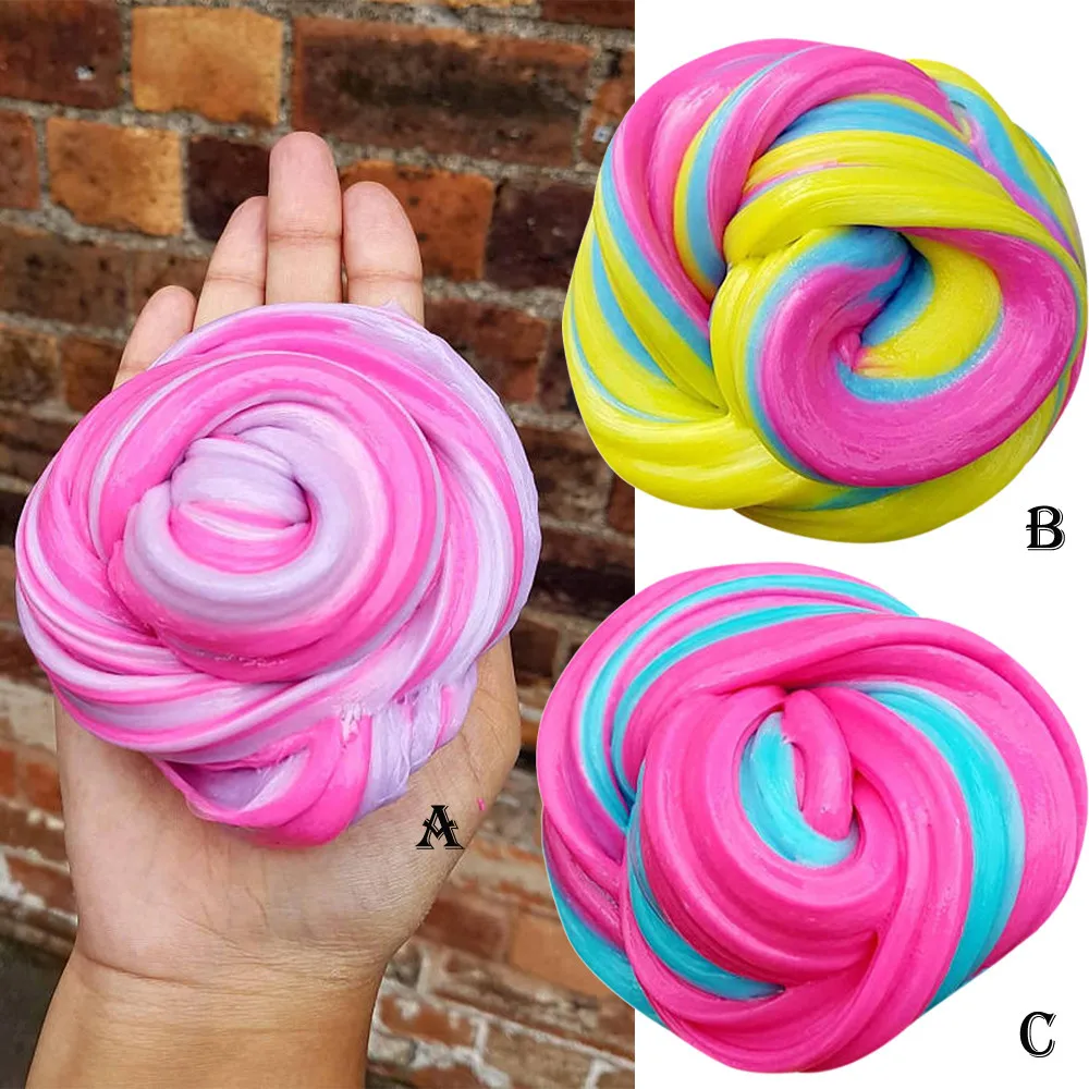 Fluffy Slime Putty Durtend 60ml Scented Clay Slime Toys Light Clay