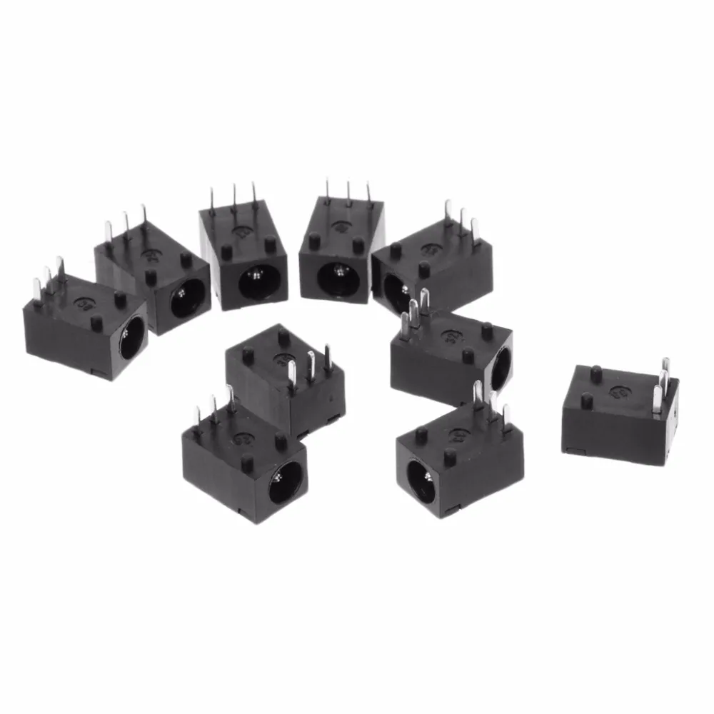 

10pcs DC-003 3.5x1.3mm DC Power Jack Socket Connector 3-Pin Panel Mount Plug