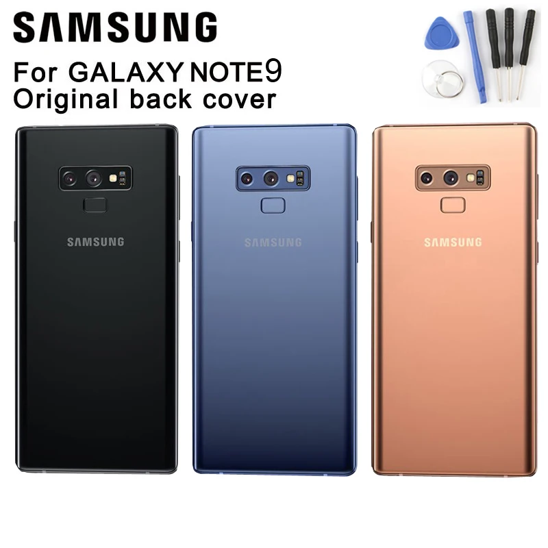 Samsung телефон стекло задняя крышка батареи для samsung Galaxy Note9 Note 9 N9600 SM-N9600 N960F Корпус задняя крышка чехол