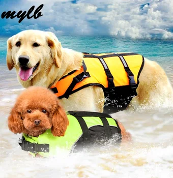 

mylb Pet Dog Life Jacket Safety Vest Surfing Swimming Clothes Summer Vacation Oxford Breathable French Bulldog