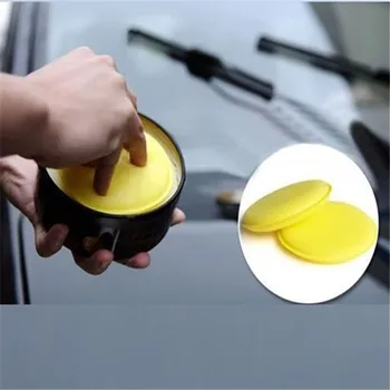 

Vehemo 12pcs/lot Car Vehicle Wax Polish Foam Sponge Hand Soft Wax Yellow Sponge Pad/Buffer for Car Detailing Care Wash Clean