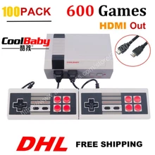 100 шт. HDMI HD Out Мини ТВ игровая консольная видеоигра консоль с 600 различными встроенными играми 8 бит Ретро игровая консоль