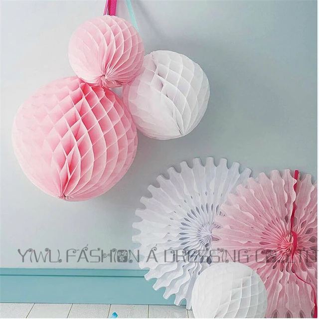 16 Colors Available!! tissue paper honeycomb decorations 8 inch
