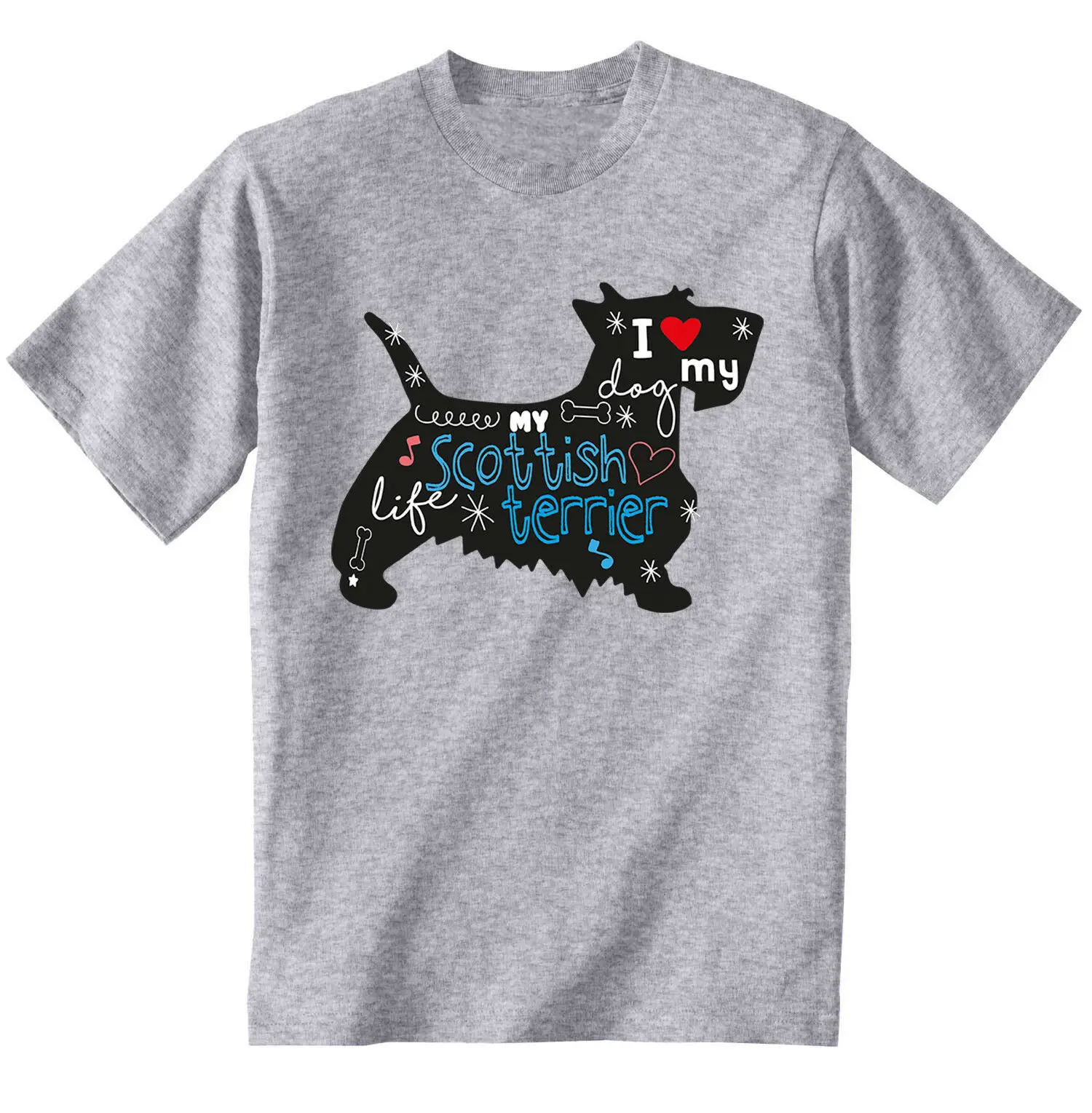 

Scottish Terrier - New Cotton Grey T Shirt 2019 Fashion Men T-Shirt Casual Short Sleeve Clothing Summer Custom Shirt Design