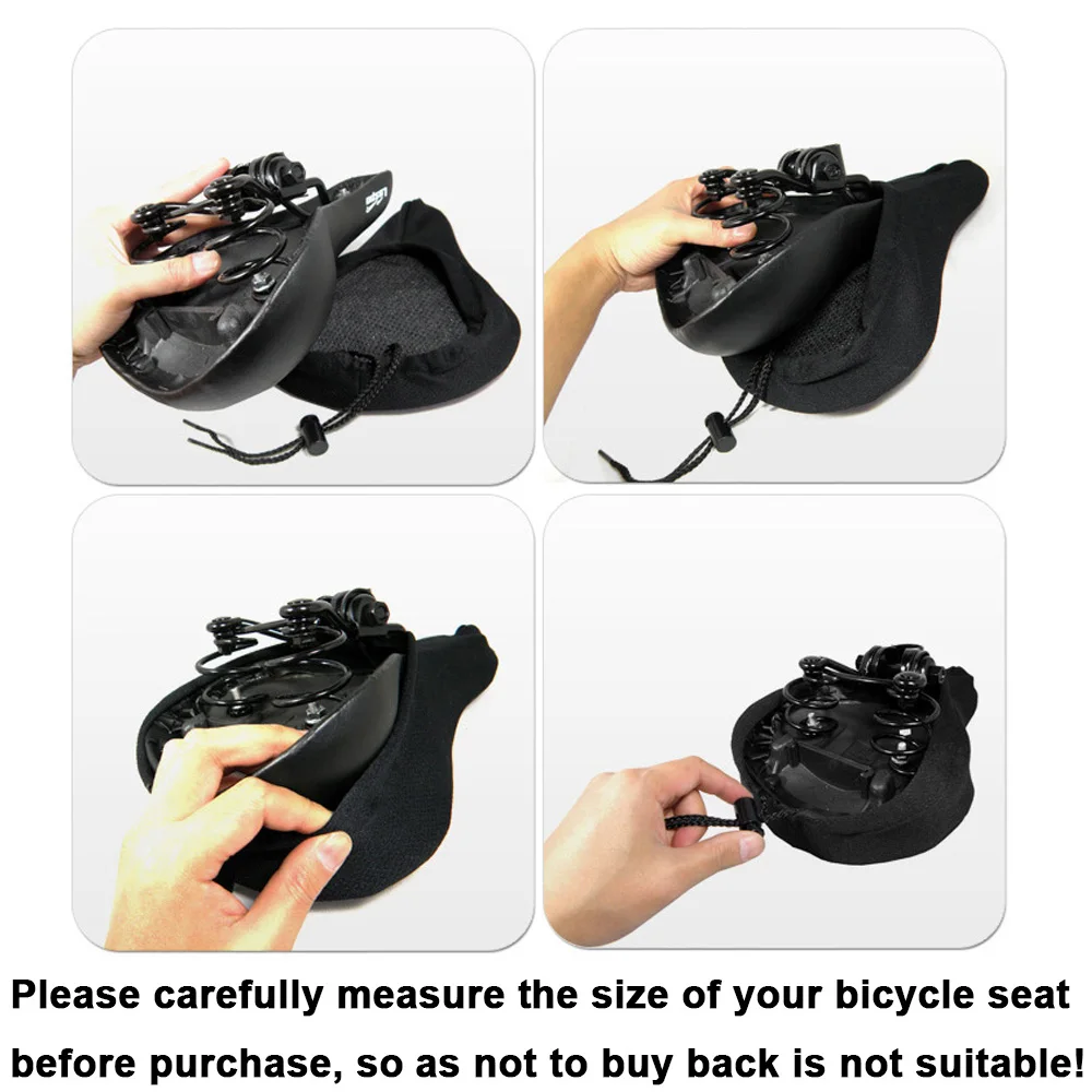 3D мягкое велосипедное седло, велосипедное Силиконовое сиденье, утолщенный коврик, подушка, чехол для сидения, седло, Аксессуары для велосипеда, защитное снаряжение