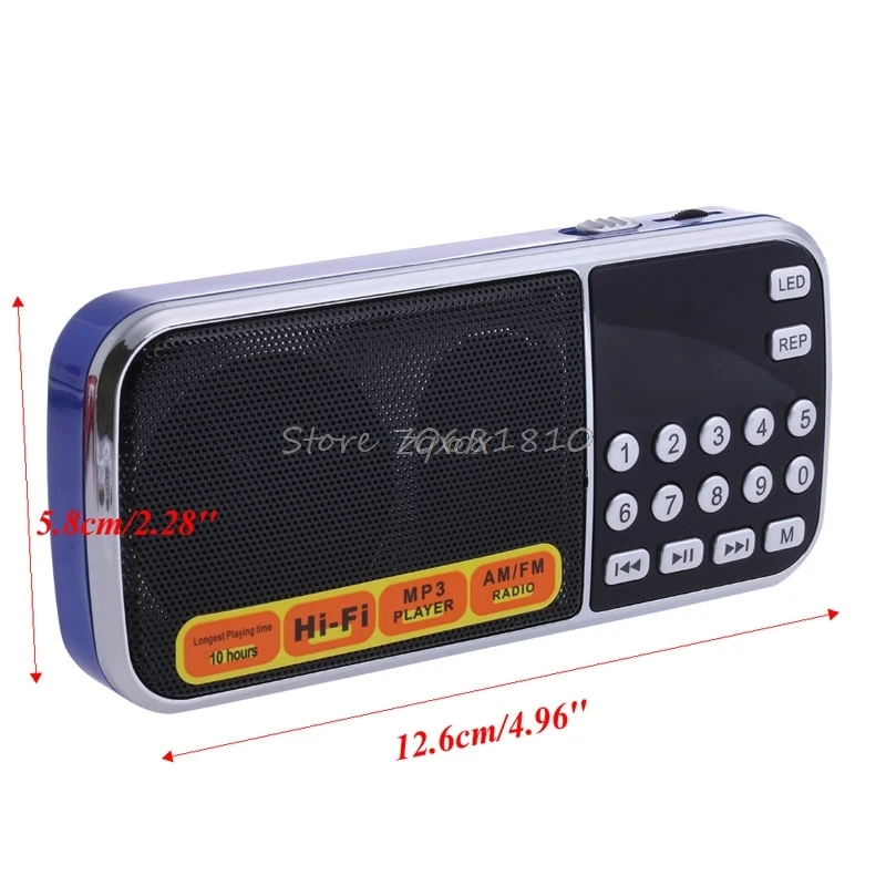 Mini LCD Receiver Digital FM AM Radio Speaker USB Micro SD TF Card Mp3 Player Mini LCD Receiver Digital FM AM Radio Speaker USB Micro SD TF Card Mp3 Player