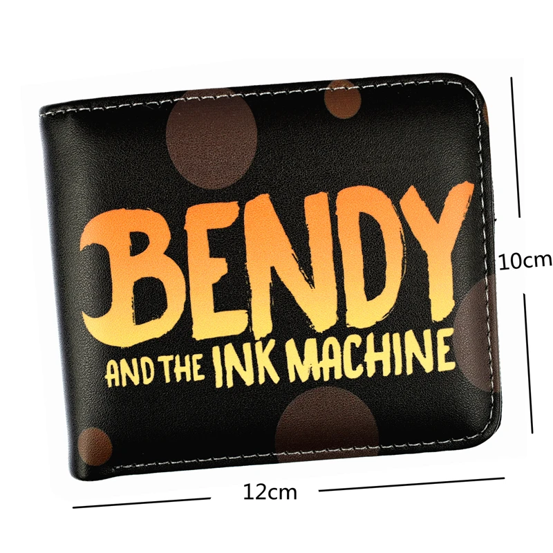 Free Shipping Short Game Wallet Bendy And The Ink Machine Purse With Card Holder Coin Pocket 3 Style