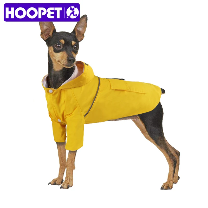 HOOPET Pet плащ для больших собак водостойкий одежда наружное пальто дождевик собак| |