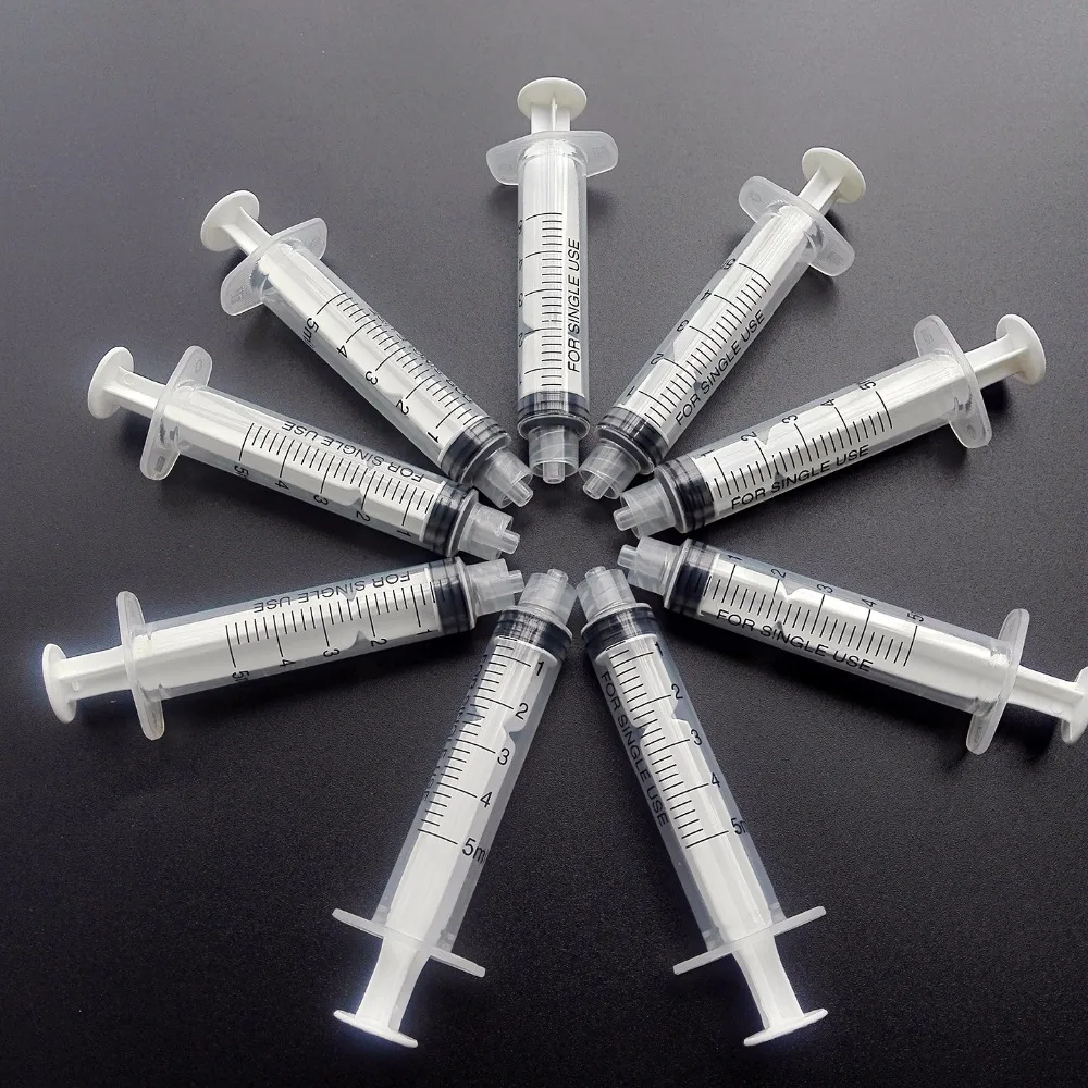 50 piece 5ml syringe without needles use for industrial injectionin