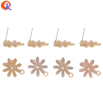

Cordial Design 50Pcs 15*17MM Jewelry Accessories/Earrings Stud/Flower Shape/DIY/Jewelry Making/Hand Made/Earring Findings