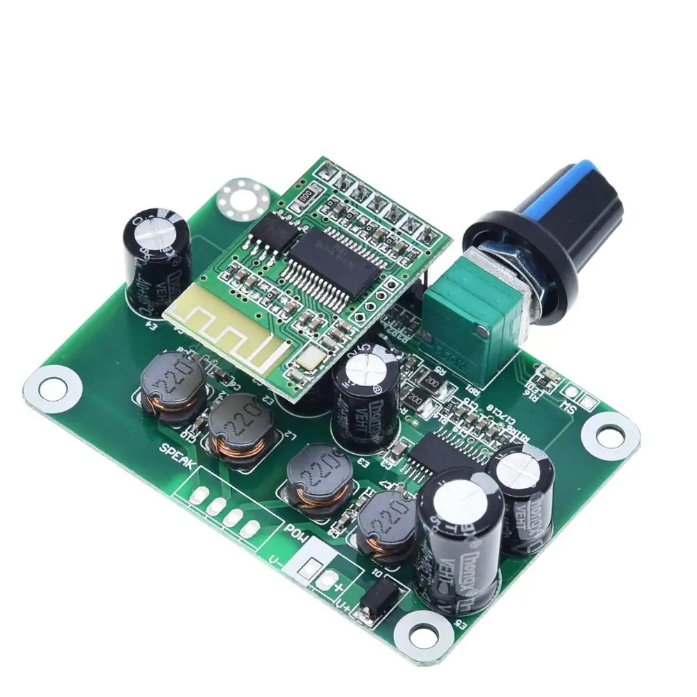 Цифровой стерео аудио усилитель мощности TZT TPA3110 Bluetooth 4 2 30 Вт + плата модуля 12 24 В