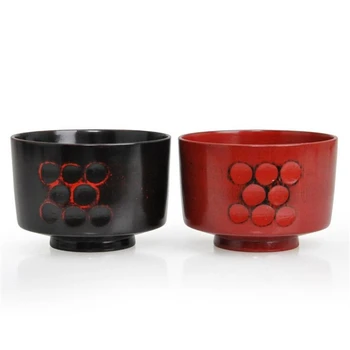 

Japanese wooden bowl rice bowl wedding souvenir 10.3 * 7CM