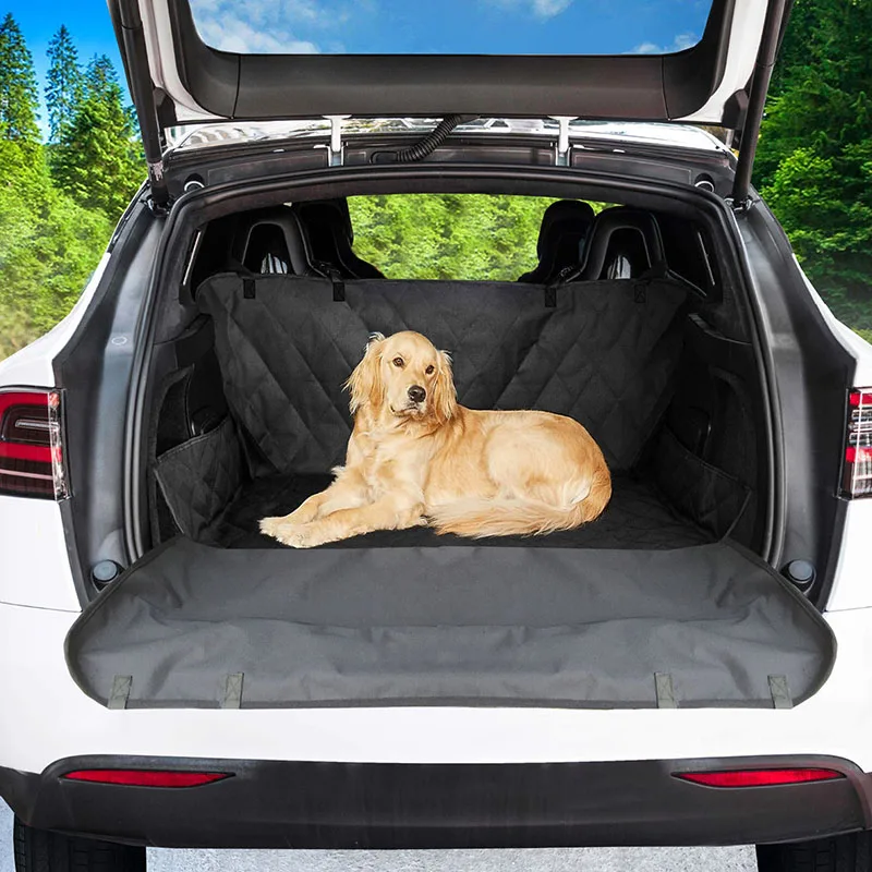 TAILUP 600D Oxford Pet Dog Car Seat Cover Waterproof Back Bench Seat Car Interior Travel