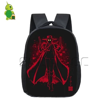 

Anime Hellsing Alucard Fluorescence Backpack School Bags Boys Girls Cartoon Toddler Backpack Book Bag Kids Kindergarten Backpack