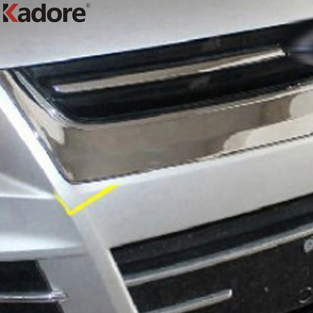 

For Ford Kuga Escape 2013 2014 Facelift Accessories Chrome Front Grill Grille Around Racing Grills Trim Cover Car Decoration
