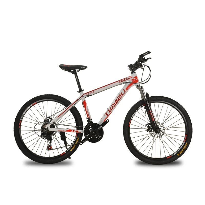 Mountain bike steel shock absorption 21-speed Aluminum alloy mountain bikes Variable speed bicycle