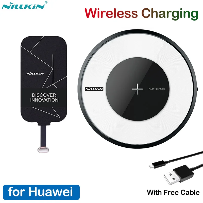 

Nillkin Micro USB Type C Adapter Qi Wireless Charging Charger for Huawei Mate 20 Honor 8 9 10 P9 P10 Plus P20 Pro Lite Nova 3 4