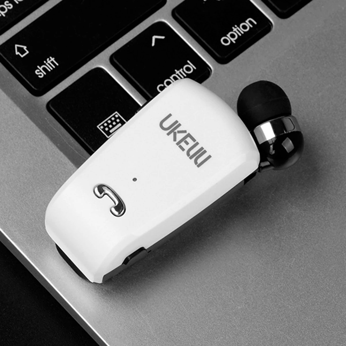 Fineblue UKELILI UK 890 Mini Portable Clip on Wireless Bluetooth Earphone Headset In Ear Hands Free Earphone