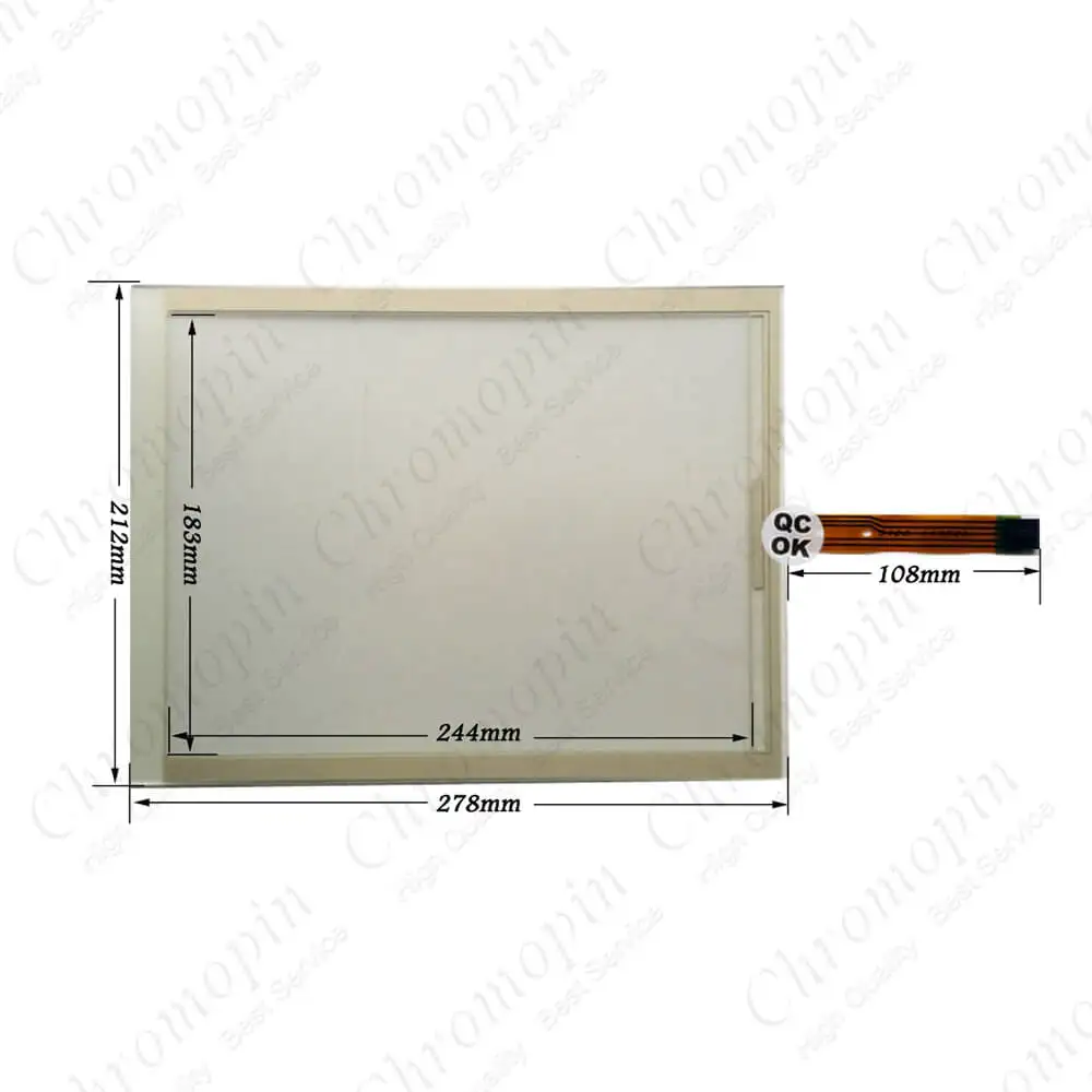 touch panel Новая сенсорная панель для 6ES7676-1BA00-0BC0 6AV7841-0AD10-0CB0 с фронтальной накладкой - Цвет: touch panel