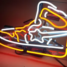 Неоновый светильник для обуви под заказ