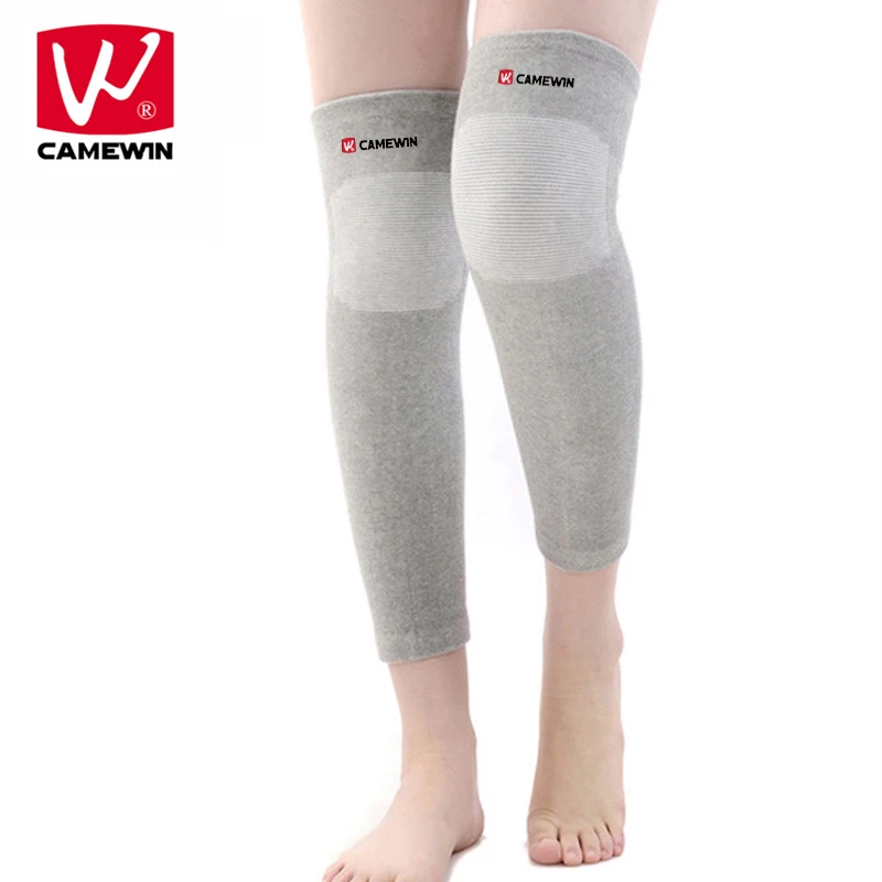 

CAMEWIN 1 Pair Extra Long Knee Pads High Elasticity Breathable Knee Protector for Men and Woman Basketball Knee Guard