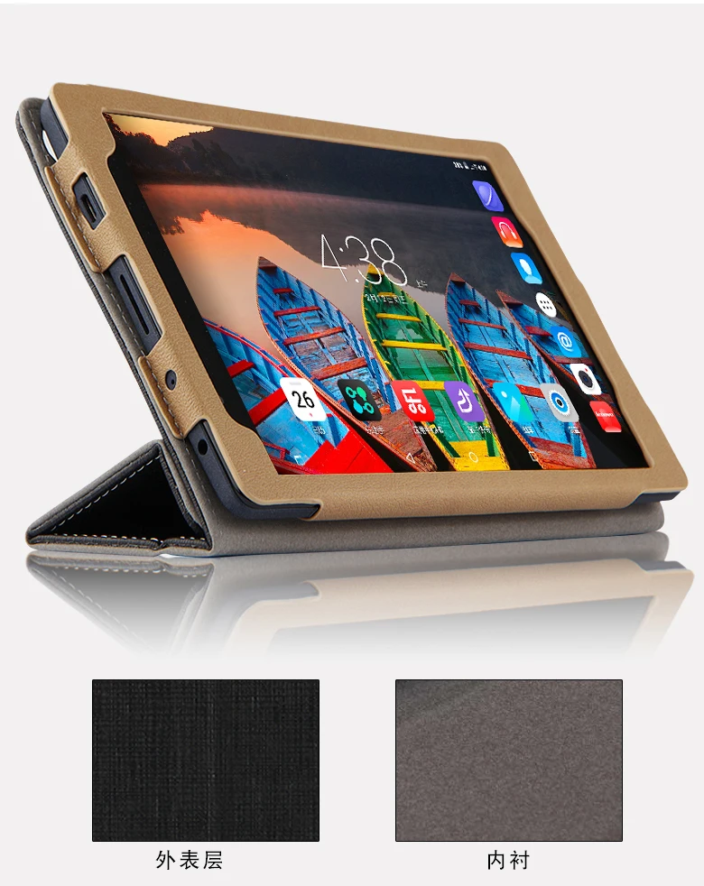 Из искусственной кожи чехол для lenovo Tab 3 8 Plus 8 дюймов планшет стенд защитный чехол для lenovo P8 TB-8703F(Tab3 8 Plus) планшет+ ручка