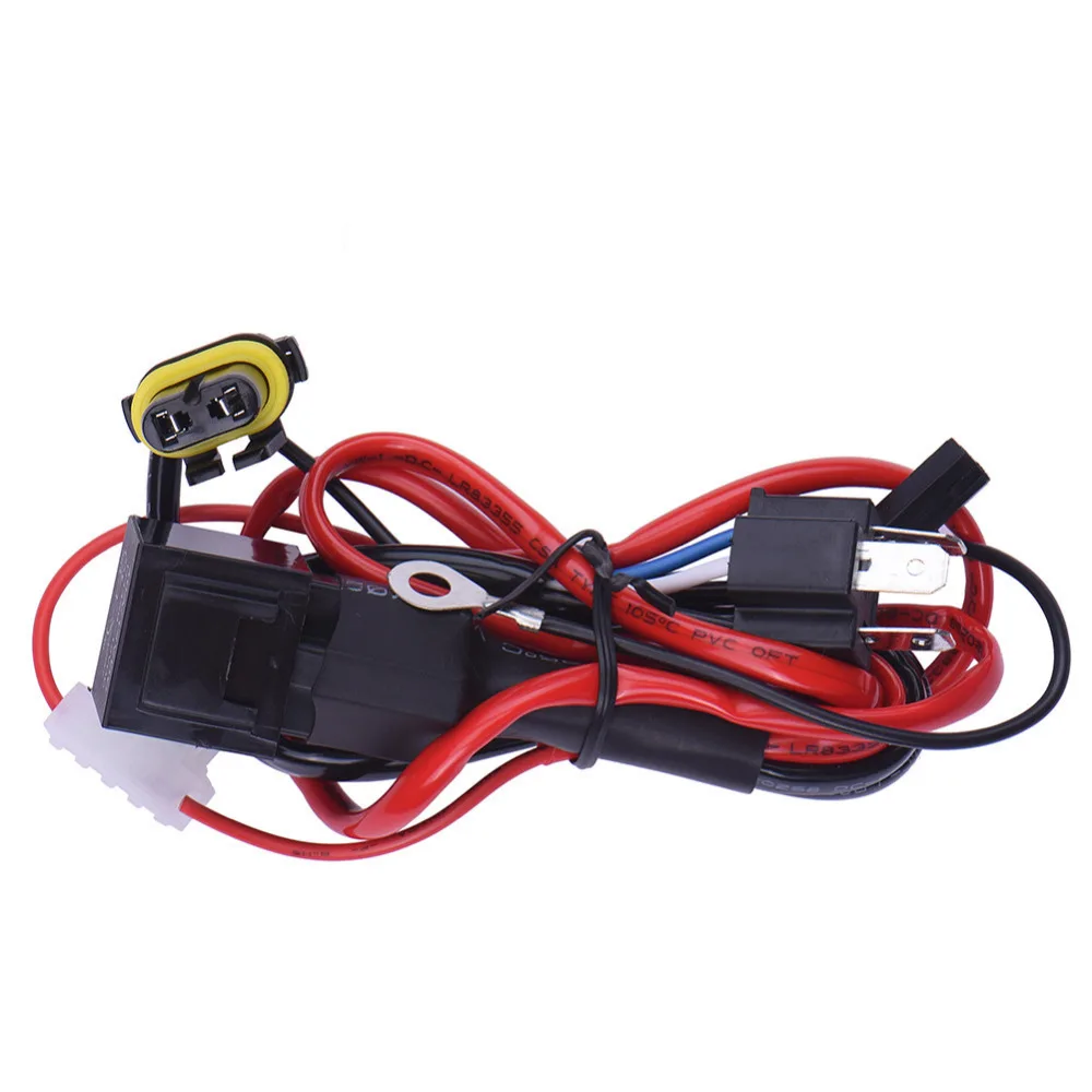 

1PC H4 9003 Conversion Kit HID Xenon Light Bulb Relay Controller Lamp Plug Socket Wiring Cable Harness for Car Truck Motorcycle