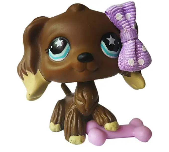

Pet Shop Great Dane Dog and Cocker Spaniel Dog with Accessories Action Cartoon Figure Collection Boy Girl Kid Gift