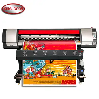 Billige 1,6 M Vinyl Drucker Außen Flex Banner Druck Maschine 1440dpi Hohe Auflösung Kontinuierliche Inkjet Aufkleber Drucker Plotter XP600