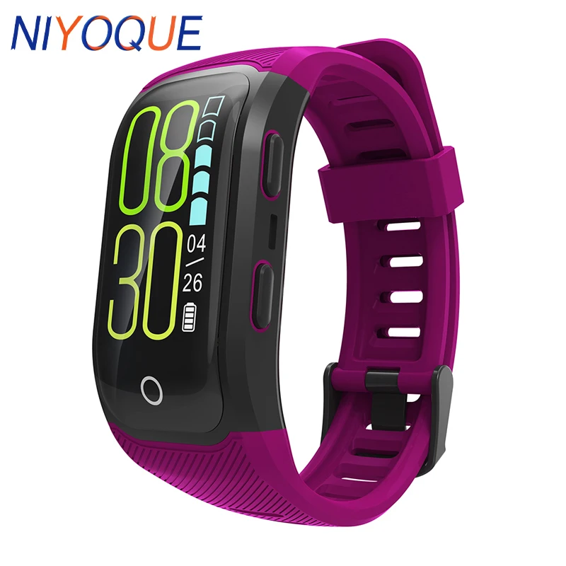 

NIYOQUE S908 Plus Color Screen IP68 Waterproof GPS Smart Band Activity Fitness Tracker Heart Rate Monitor Bracelet Wristband