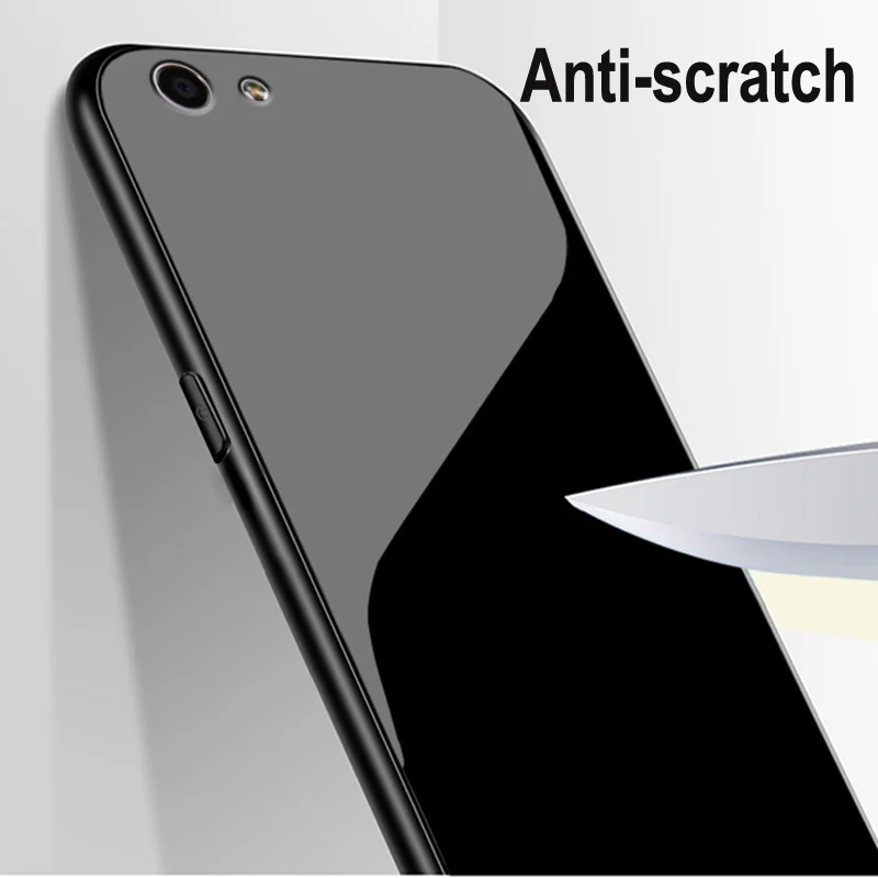 Чехол для Oppo A59 чехол из закаленного стекла Жесткий 5 ''для A 59 роскошный мягкий