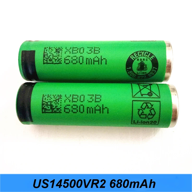 Новинка подлинный AA Размер 3,6 V 14500 US14500VR2 680mAh фонарик аккумулятор большой емкости AA 680mAh Turmera jy7