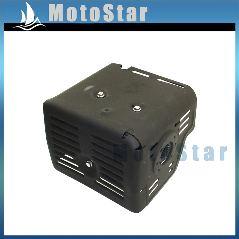 Muffler With Heat Sheild For Honda 11hp Gx340 13hp Gx390 Exhaust