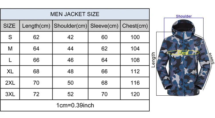 Cabolsa de Esqui ao ar Livre à Prova de Vento Quente à Prova a Luz do Ártico Mulheres Homens Velo Camping Pesca Caminhadas Camuflagem Jaqueta d' Água Rosy 13 High Quality Esporte e Lazer