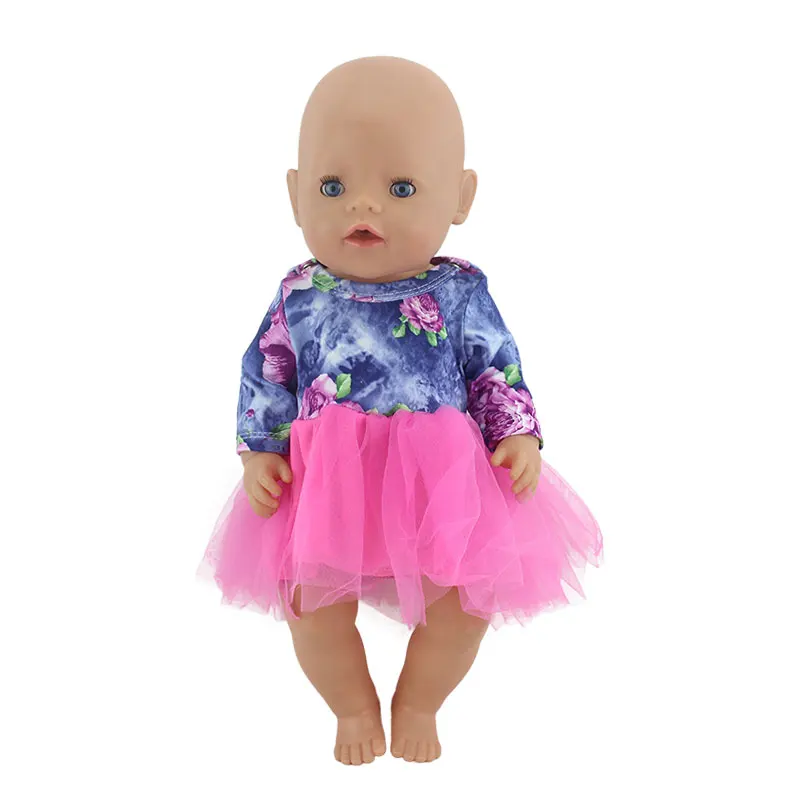 Новое красивое платье подходит для новорожденных 43 см кукла аксессуары для кукольной одежды для 17 дюймов кукла - Цвет: 3