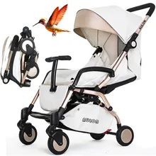 SecKill !!! 6.9KG High-quality, Able to Carry in Airplane Baby Stroller. Aluminum Alloy Portable Folding Pram, Super-light