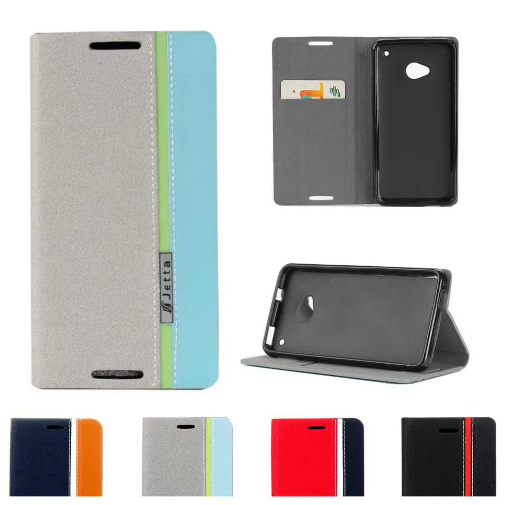 

coque Case For HTC One M7 1 M 7 One1 801e 801s 801n 801sprint Case TPU Back Box Flip Phone Leather Cover for HTC One LTE NA para