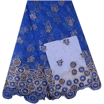 

Latest Beautiful French lace fabric with beads and stones 2018 African Nigerian lace fabrics for wedding embroidered tulle 919
