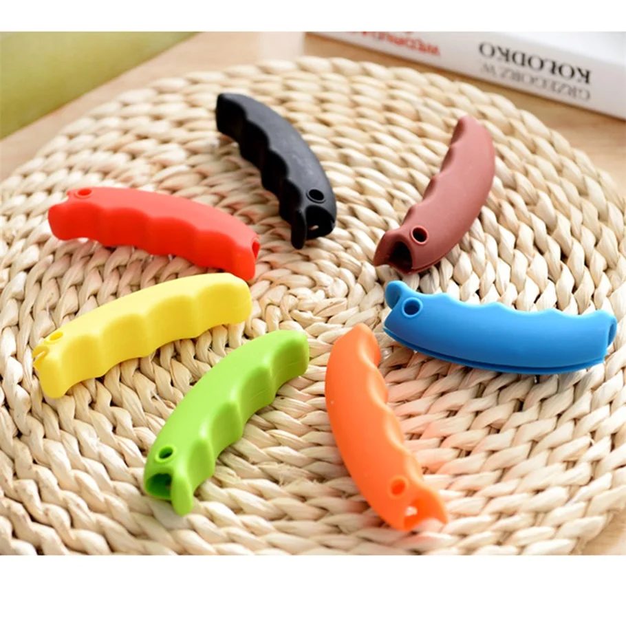

1Pc Silicone Shopping Bag Basket Carrier Grocery Holder Handle Comfortable Grip Popular Carry Shopping Basket Comfortable Grip