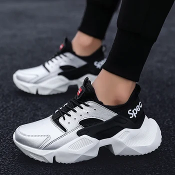 

Men's Light Sneakers Brand Mesh Comfortable Running Shoes Outdoor Lace-up Sports Shoes High Quality Soft Bottom Lightweight