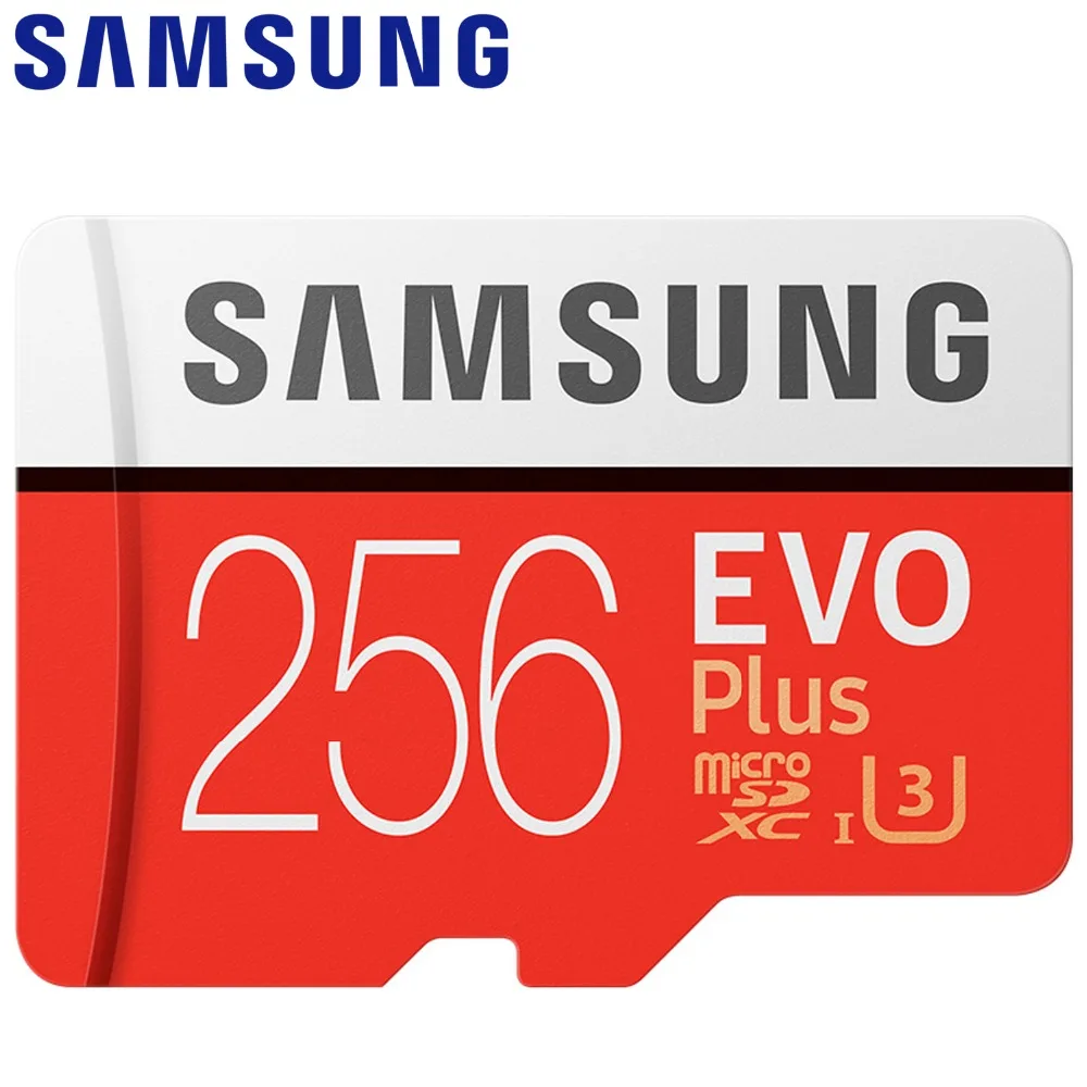 Лучший SAMSUNG Microsd карта 256G 128 GB 64 GB 32 GB 16 GB 8 GB 100 МБ с. Class10 U3 U1 SDXC Класс EVO + Micro SD Card TF флэш карты памяти карты