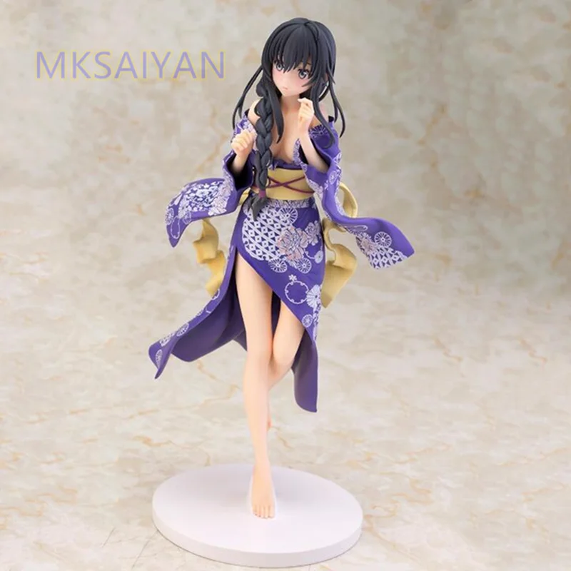 Yukinoshita Yukino Alphamax Anime Model My Teen Romantic Comedy Action Figure Yukipedia Bathrobe PVC Toy Collectible Gift XM