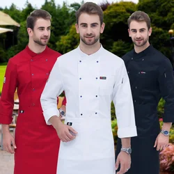 Nueva Chaqueta de Chef, Servicio de Comida para Adultos, Restaurante, Chef, Uniforme, Cocina, Cocinero, Ropa, Ropa de Chef, Macho, Más el Tamaño B-6267 Nueva Chaqueta de Chef, Servicio de Comida para Adultos, Restaurante, Chef, Uniforme, Cocina, Cocinero, Ropa, Ropa de Chef, Macho, Más el Tamaño B-6267