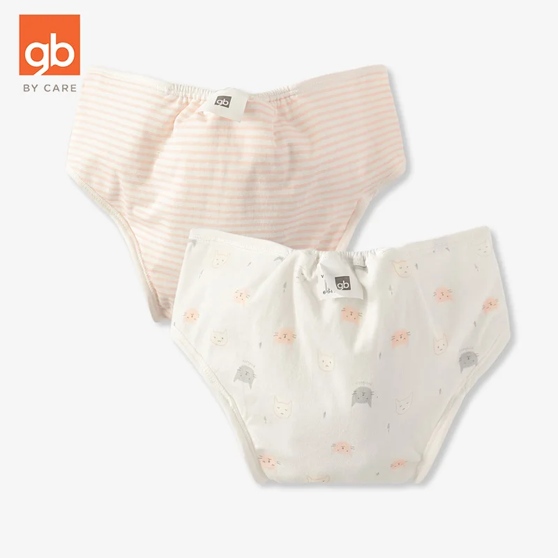 

Goodbaby 2PCS Baby Cotton Nappy Cloth Diaper Nappy Cover Waterproof Newborn Baby Training Panties Diapers Pocket Skin-friendly