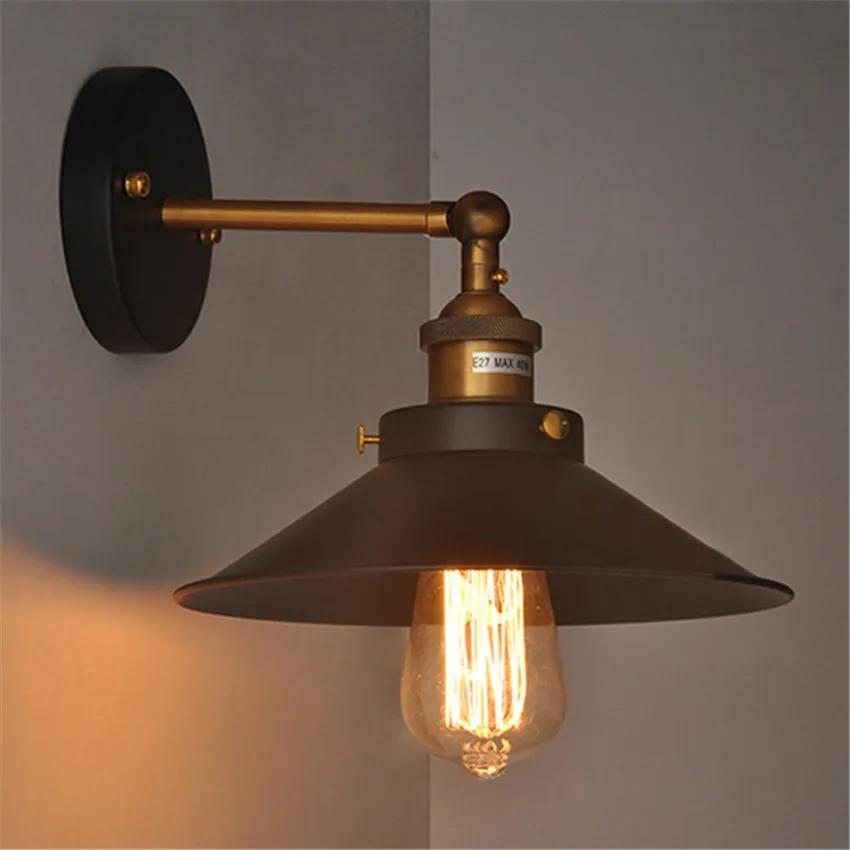 Personalized Creative Rocker Wall Light Retro Intustrial Wind Iron E27