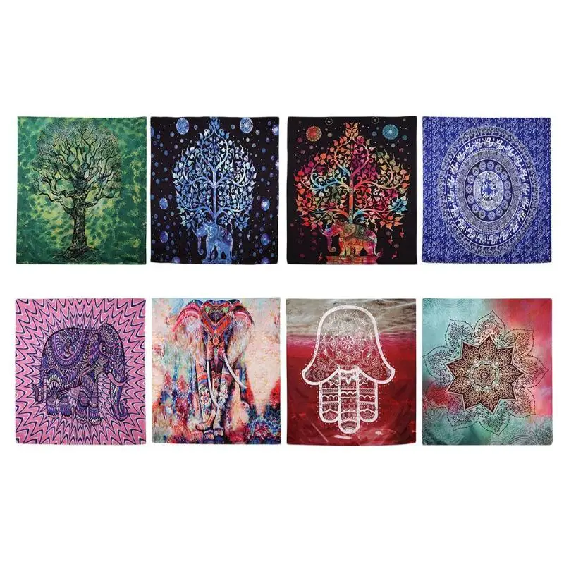 Этнический стиль гобелен навесной пляж коврик полиэстер плед шаль Подушечка Для Йоги путешествия спальный коврик для кемпинга